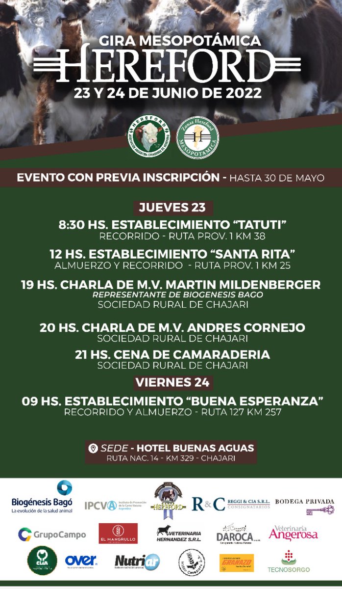 Participa de evento inscripción hasta 30 de Mayo!@AsociacinHeref1