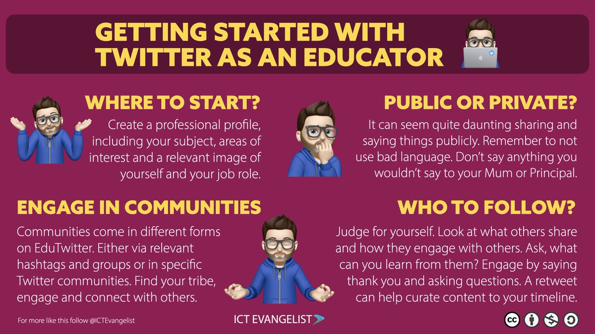 ICTEvangelist's tweet photo. Thinking of getting started using Twitter as an educator? I owe so much to my #PLN and wouldn't be without it.   You might be a bit nervous, but don't be. Here are a few pointers that have helped me and might help you to get up and running. 

#UKEdChat #EduTwitter #EdTech https://t.co/42F3bPvVQm