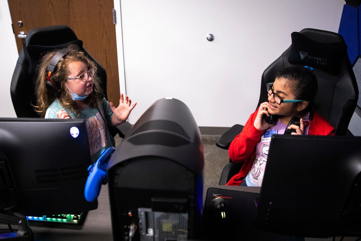 Earlier today, we hosted students from <a href="/FCPSKY/">Fayette County Public Schools</a> to celebrate Girls Who Game, a program created by <a href="/DellTech/">Dell Technologies</a> to engage female students by providing opportunities to develop STEM and leadership skills while gaming. #UKxGenG