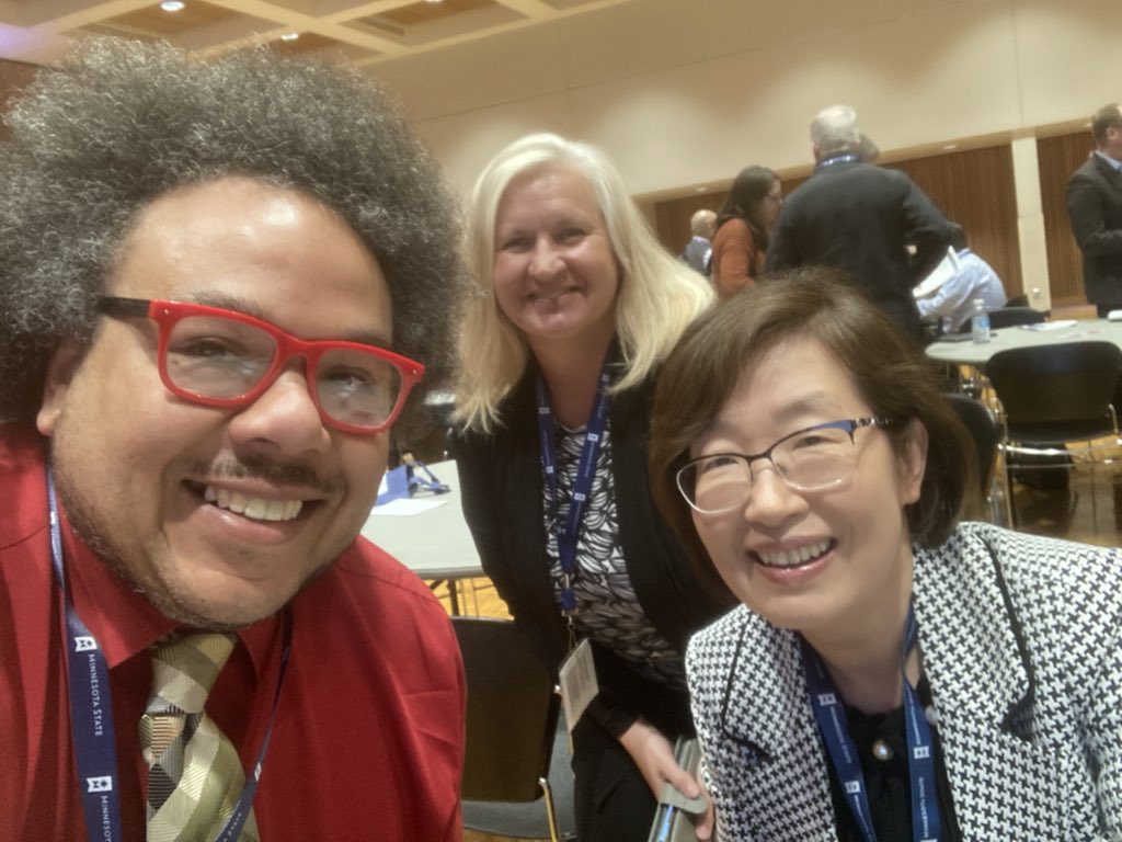 mrjeredp's tweet photo. Your @MSUMoorhead delegation attending the #MinnStateStudentReady Conference! @MSUMOkHee @MSUMBrendaAH @MinnStateASA @MinnStateEquity https://t.co/gTZdeUgJr6
