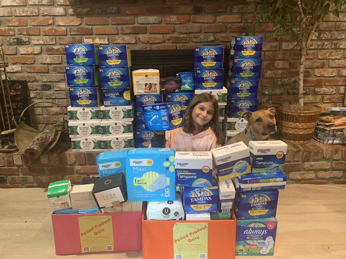 HumanistsTLH's tweet photo. We finished up Secular #WeekOfAction with a bang! With the help of @ologybrewing at Power Mill and the UUCT, we collected a TON of period products for the Girl Flo Project @LeonSchools. https://t.co/vhqNT9EFpl