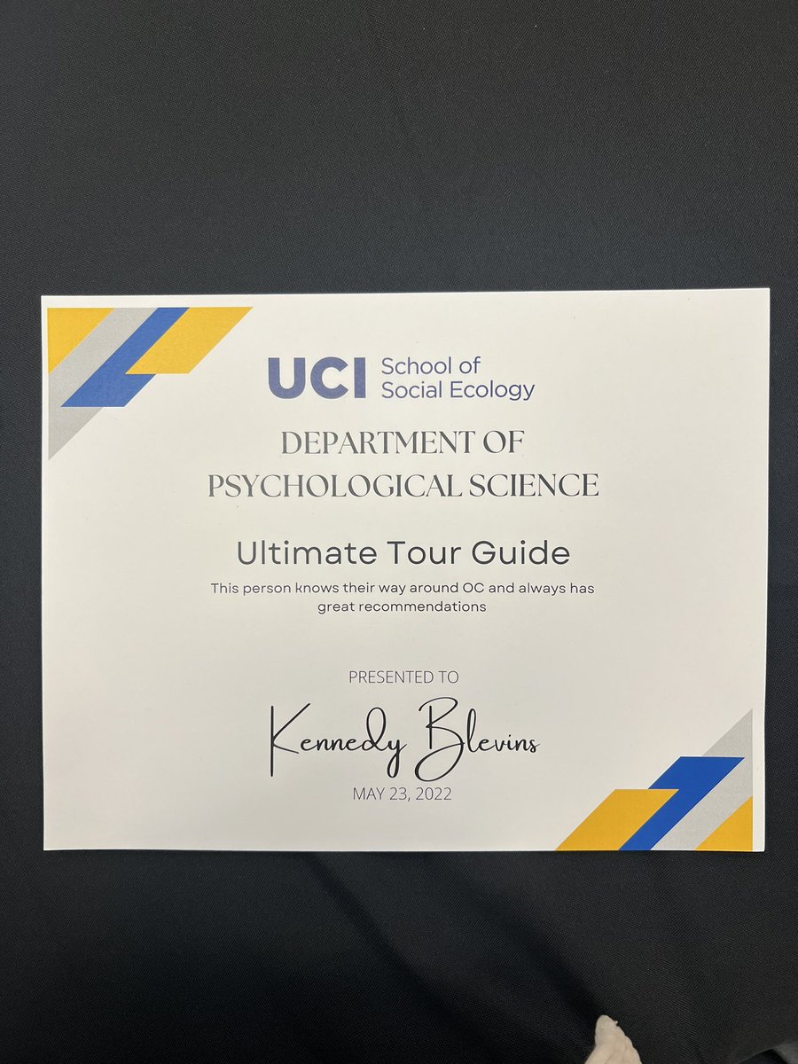 Had so much fun at the UCI PS End of Year Celebration. Can I put this on my CV? 😂