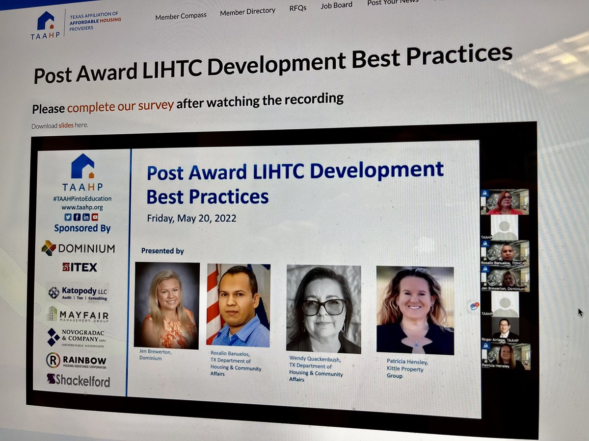 Honored to sponsor this valuable discussion. Thank you <a href="/TAAHPTX/">TAAHP</a> and our presenters today.