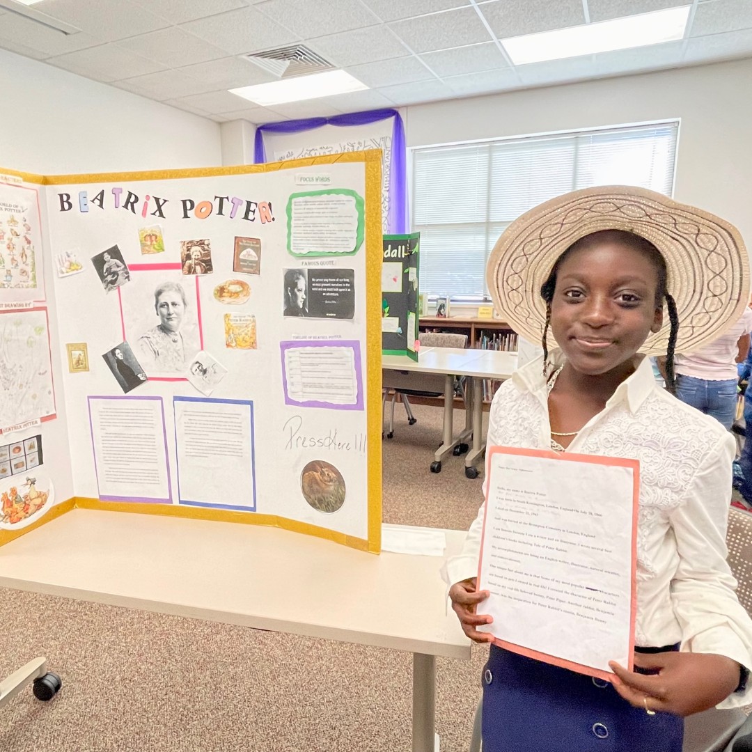 PearlandISD's tweet image. Carleston Elementary fourth-graders worked hard to learn about historical figures and shared their knowledge in a &quot;Wax Museum&quot; presentation for students, staff and community members. #WeAreKnowledgeable WeArePearlandISD