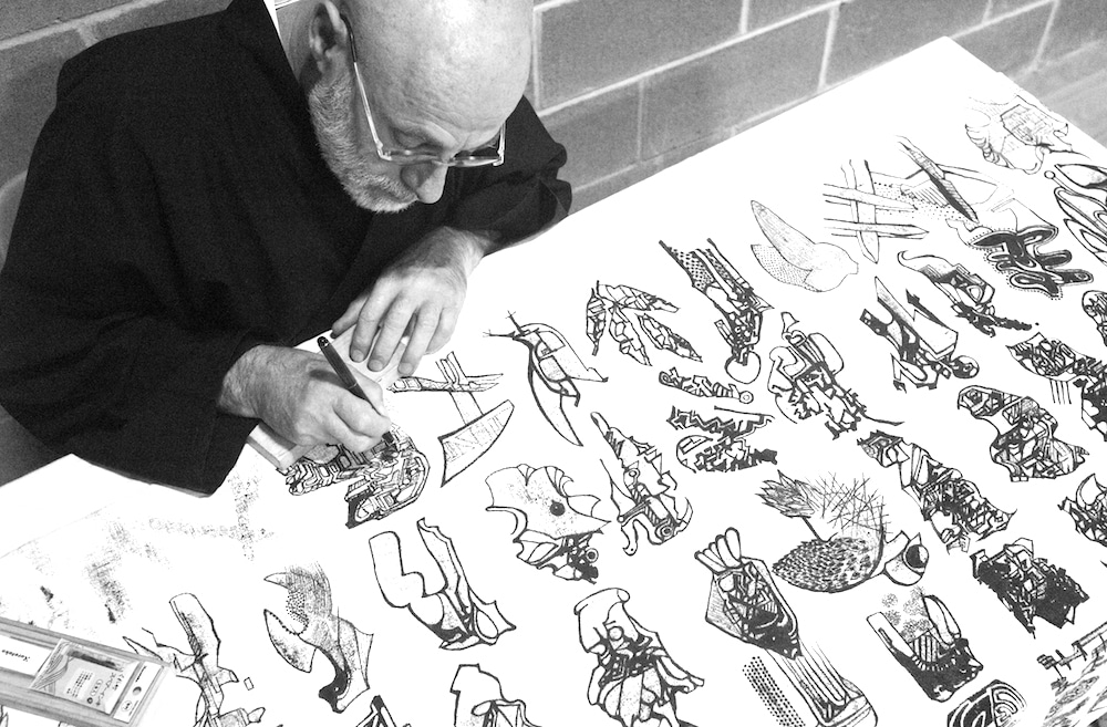 Join us this Sunday for LongHouse Talks featuring artist Bjorn Amelan and learn about his process in creating his evocative sumi ink drawings.  May 29, 3-5pm. Get tickets here: bit.ly/3wD3M8X. #hamptons #art #artisttalk #weekendactivity Image by Angus Thuermer Jr/WyoFile