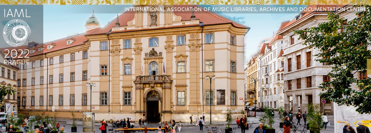 IAML_AIBM's tweet photo. ✍️ Early registration for #iaml2022 now extended until Friday 27 May!
💻 Visit the Congress website here:
https://t.co/tdL3NzrcZO #prague #libraryconference #musiclibrarians #seeyouinprague https://t.co/88pNZl3yxj