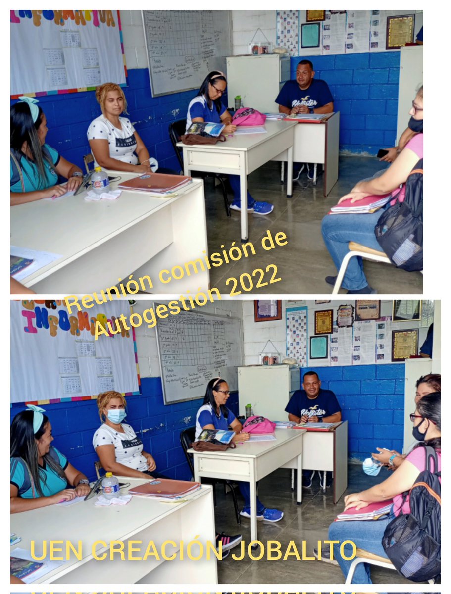 Trabajando en el Plan de Autogestión fortaleciendo el tercer vértice Mi Escuela Bella Puesta en Valor de Los Espacios Educativos. <a href="/NicolasMaduro/">Nicolás Maduro</a> <a href="/Soykarinacarpio/">Karina Carpio</a> <a href="/yelitzePSUV_/">Yelitze Santaella</a> <a href="/leoalvacabrera/">Prof. Leonardo Alvarado</a> <a href="/juancarlospsuv/">Juan Carlos Sanchez</a> <a href="/MYovao120/">Yobany Marchena</a>