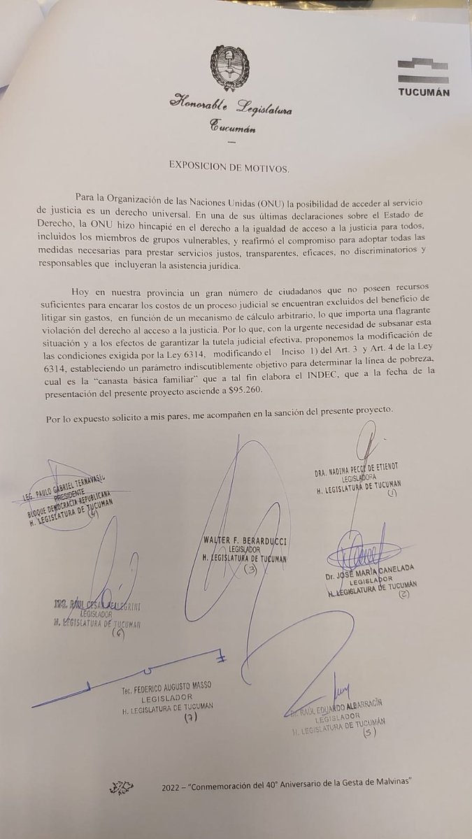 Nadima Pecci (@nadimapecci) on Twitter photo Hoy los legisladores de JxC presentemos un proyecto para garantizar el acceso a la justicia a una gran parte de la población actualmente excluida. Me acompañaron <a href="/AlbarracinDif/">Raúl Albarracín</a> <a href="/legwberarducci/">Walter Berarducci</a> <a href="/FEDEMASSOTUC/">Federico Masso</a> <a href="/Jota_Canelada/">José María Canelada</a> <a href="/pauloternavasio/">Paulo Ternavasio</a> <a href="/raulcpellegrini/">Raúl C. Pellegrini</a> Hoy los legisladores de JxC presentemos un proyecto para garantizar el acceso a la justicia a una gran parte de la población actualmente excluida. Me acompañaron <a href="/AlbarracinDif/">Raúl Albarracín</a> <a href="/legwberarducci/">Walter Berarducci</a> <a href="/FEDEMASSOTUC/">Federico Masso</a> <a href="/Jota_Canelada/">José María Canelada</a> <a href="/pauloternavasio/">Paulo Ternavasio</a> <a href="/raulcpellegrini/">Raúl C. Pellegrini</a>