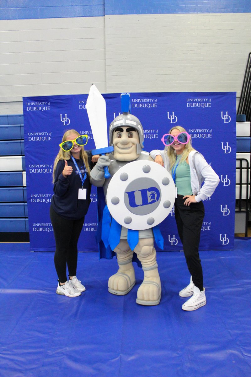 DBQAdmissions's tweet photo. Their future is bright, and the #UDubuque Office of Admission is here to support them 🤩! Welcome back to your home away from home, Spartans. The first date for New Student Registration Days is in the books! We can’t wait for the upcoming ones. https://t.co/YGtUSH2WgP