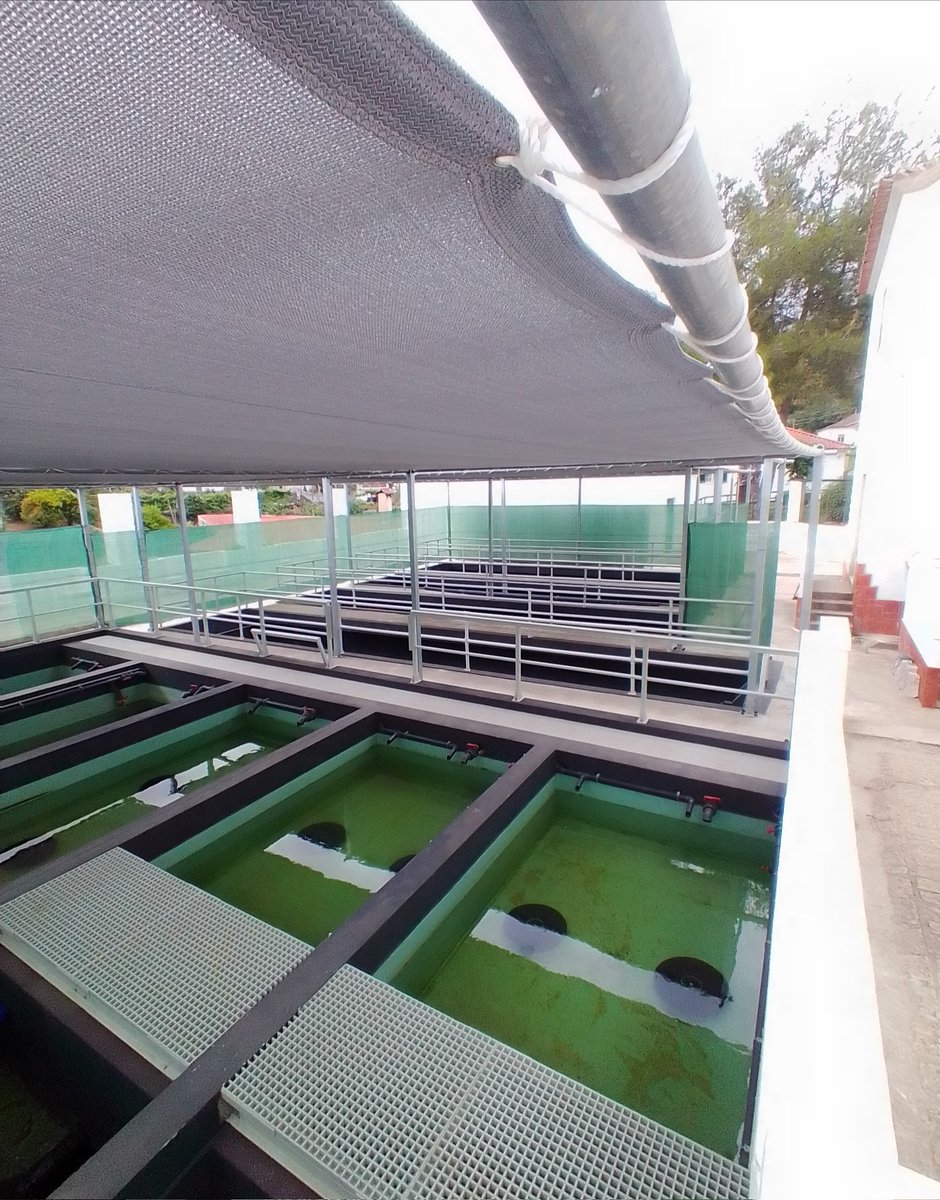Eper7's tweet photo. Do you know a better way to end a day of tracking trouts than to visit the renewed aquaculture station for wild trout production in Campelo ? https://t.co/1QhYyB7Ucp