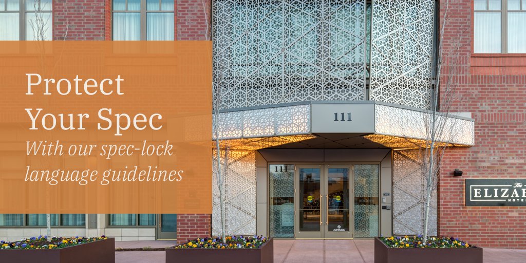 Your design intent and project success is our priority from start to finish. You can use any of the specific language that is appropriate to protect your specification. parasoleil.com/resources/spec…

#design #project #IAPMO #wellap #patterndesign