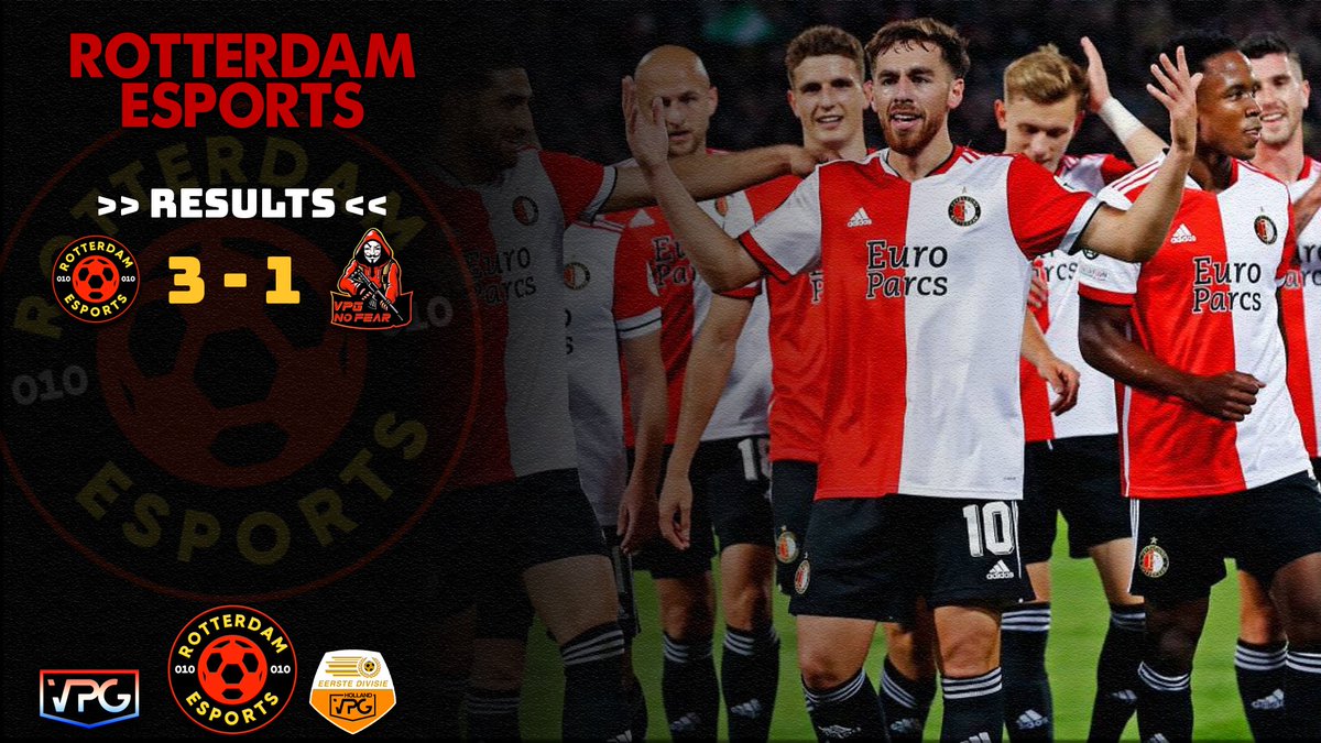 RotterdamES010's tweet photo. After tonights win in @VPG_Nederland against @VpgNoFear we have succesfully managed to gett 3rd place!!! 🔴⚪🔥 https://t.co/y2elURUZfl