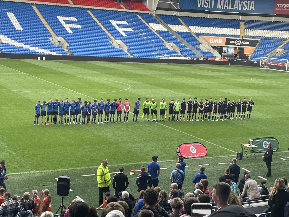 Amazing to watch Year 10 tonight in Cardiff City Stadium! You were all fantastic! Super proud of you!! #TeamWestMon  p.s. Miss W loved the megaphone💃💫🥳