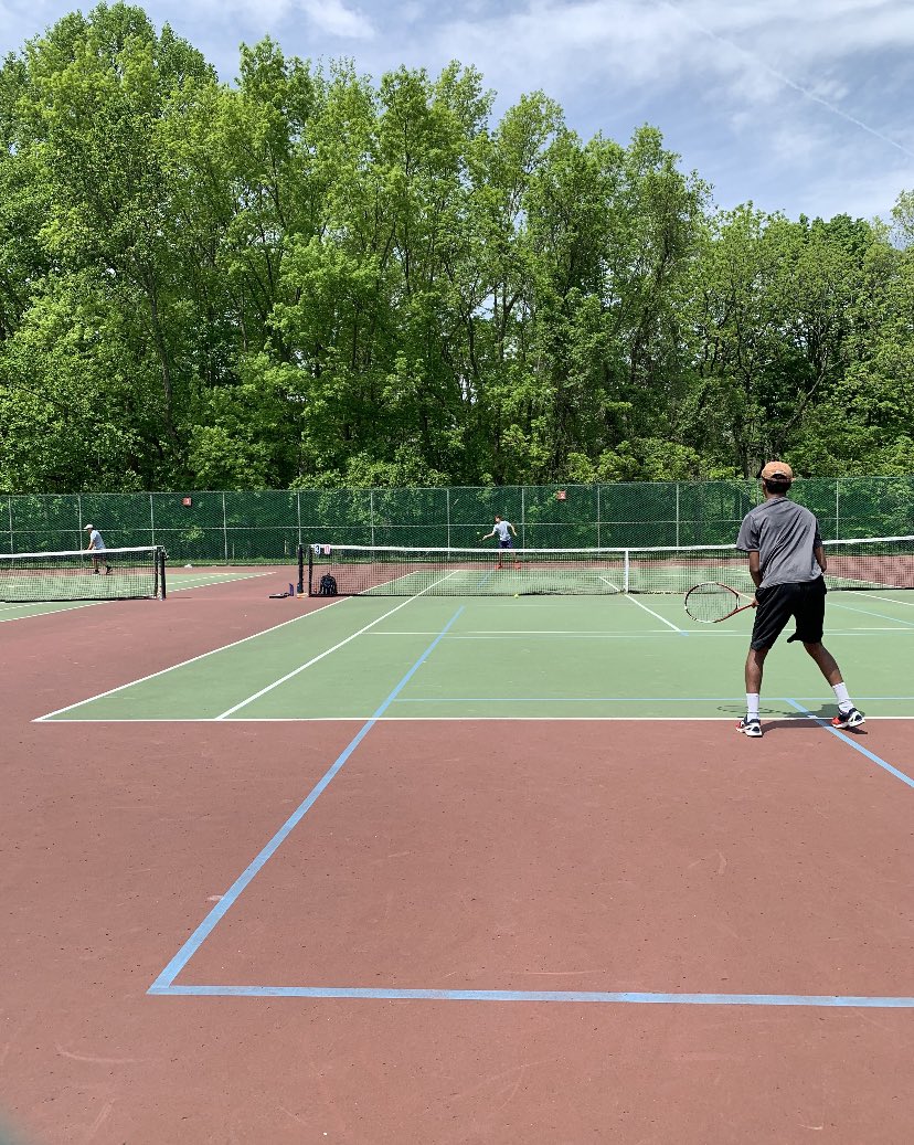Straight sets across the board as the boys sweep North Hunterdon 5-0 in the opening round of the state tournament! On to 4th seeded Montgomery on Wednesday! <a href="/JRCarroll4/">Rich Carroll</a> <a href="/CathiCardano/">Cathi Cardano</a> <a href="/AukjeWinant/">Aukje Winant</a>