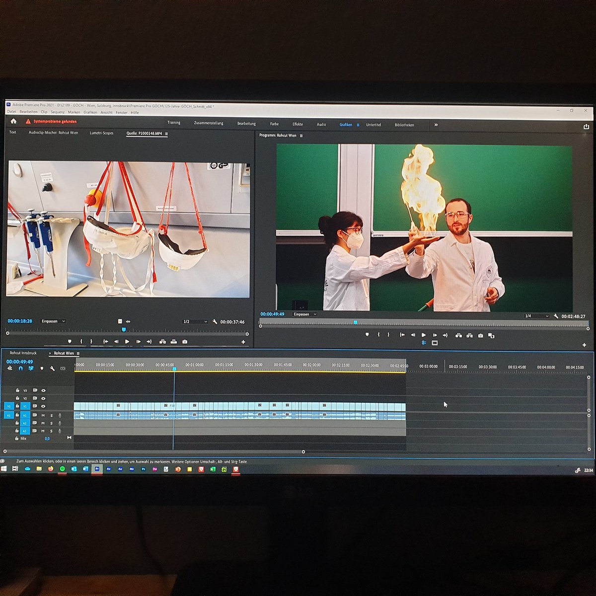 Videoschnitt für die GÖCH <a href="/AT_ChemSociety/">Österreichische Chemische Gesellschaft (GÖCH)</a>