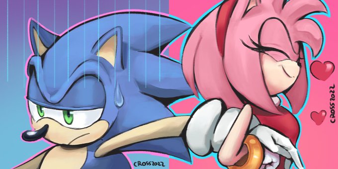 Kat - ON HIATUS on X: NOW KISS!!💖 #SonAmy #sonamyboom #Sonic