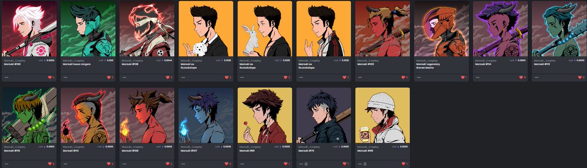 One of my favorite artists? 
<a href="/CosplayMarzuki/">Zukazuka</a> 

3 Custom Jackalope Marzukis (so far) 

Check out the collection on OpenSea  :)