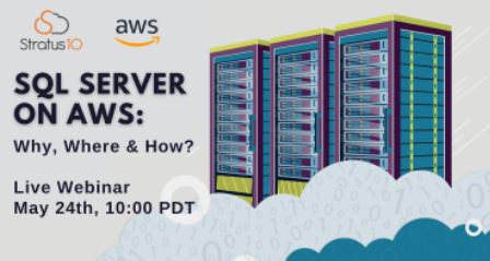 Stratus_10's tweet image. TOMORROW, 5/24 is the big day! Register now for our free webinar ➡️ bit.ly/3uF8geo to learn why, and how companies are moving to #AWS. Our client, #LearningUpgrade, will be sharing their AWS experience, and insight. 

#Stratus10 #CloudComputing #AWSCloud #SQLServer