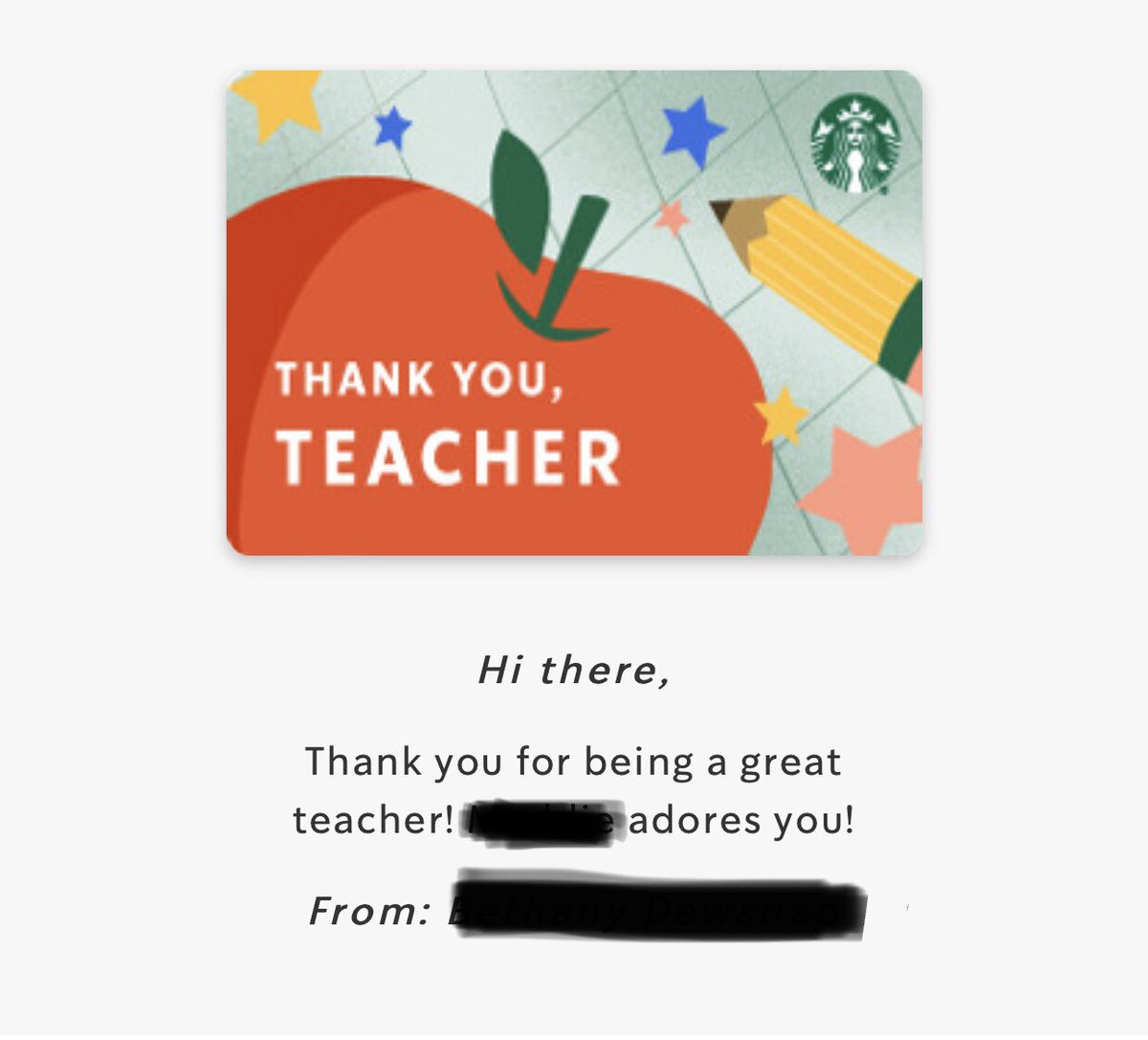 Not only do I have the sweetest students, but I also have the sweetest parents! Thank you for supplying me with some much needed caffeine for the last week of school. 🍎☕️💕
