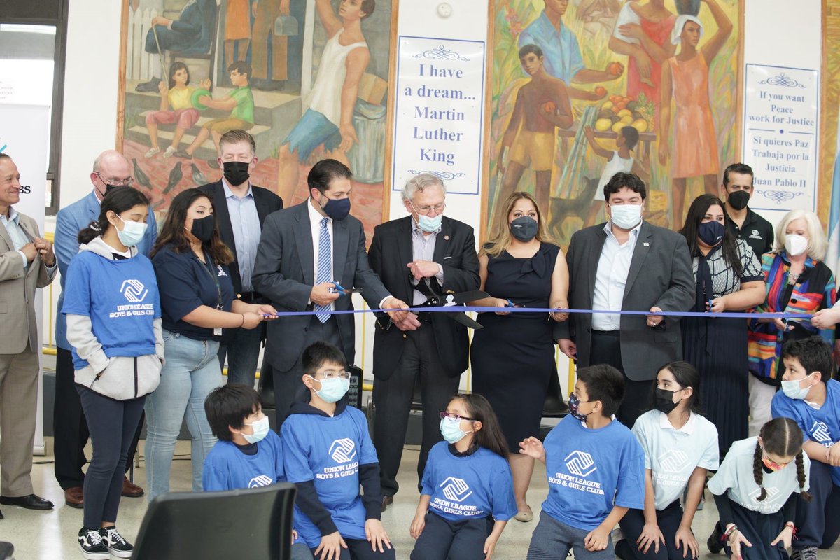 SenatorCelina's tweet photo. It was a pleasure to be part of our Union League Boys &amp;  Girls Clubs - Paz Club Ribbon Cutting! With its unveiling, our young people will see even more opportunities for them to thrive and find success. Thank you for having me, and thank you for all you do for our community! https://t.co/IdKsUe0PDE