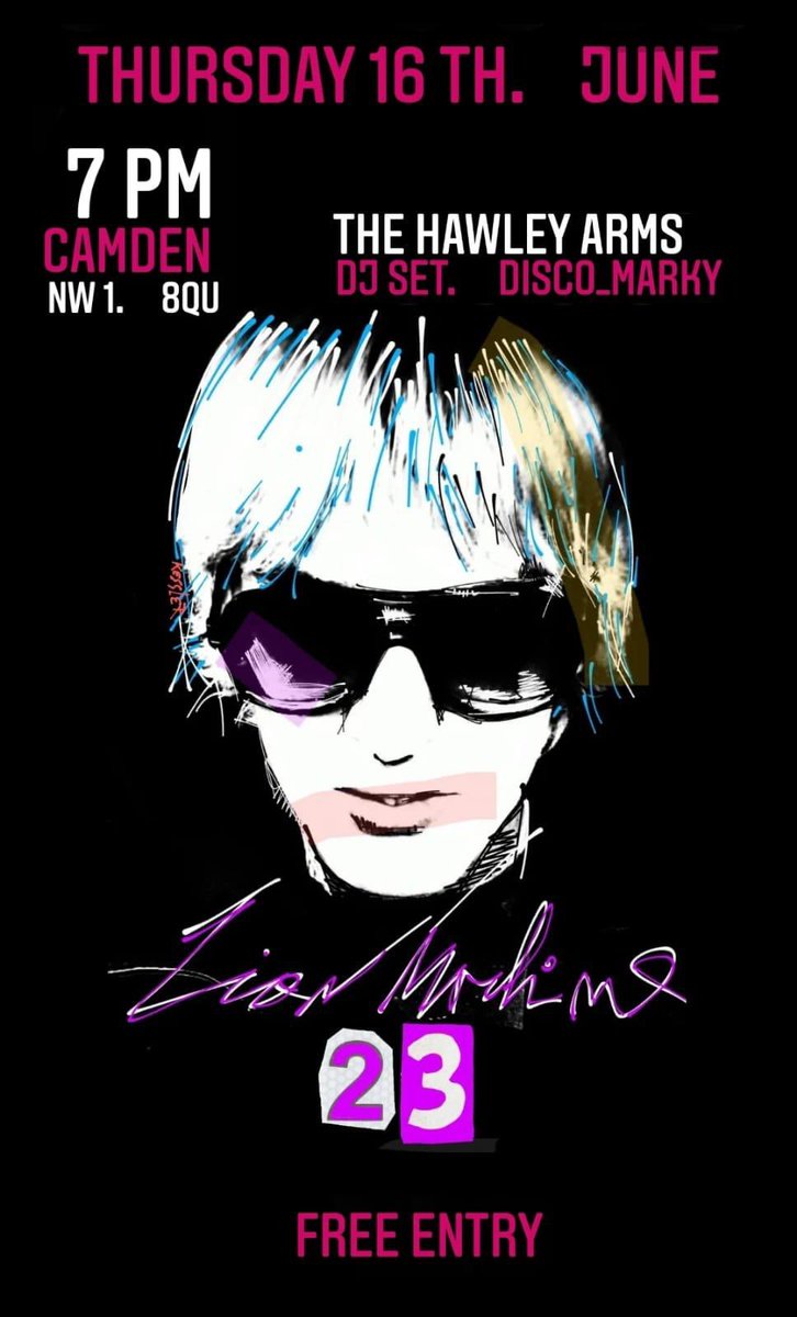 LionMachine23's tweet photo. #LionMachine23 live @hawley_arms 16.06.22.. DJ Set @DJ_Disco_MarkY
#London #livemusic #Camden #rocknroll #music #COMINGSOON https://t.co/UNuJvPah0E