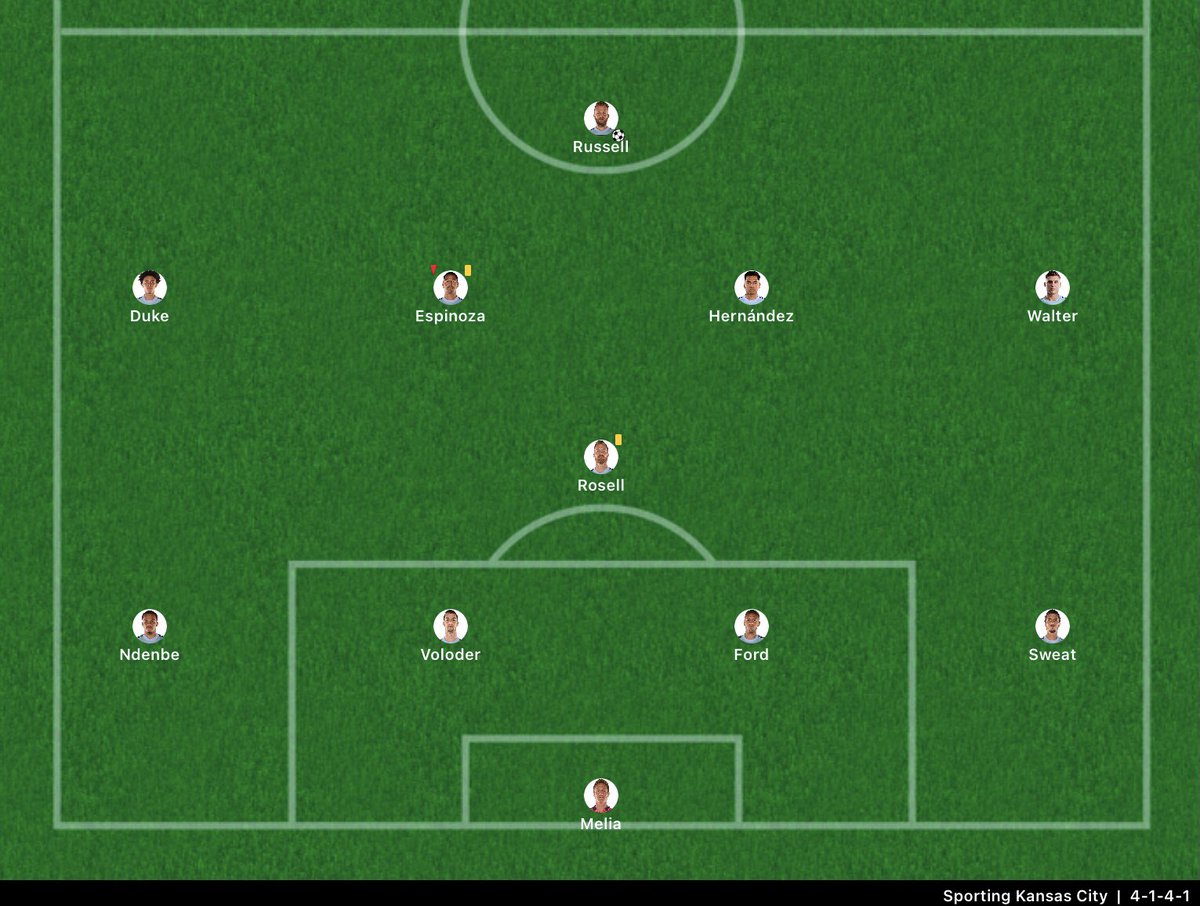 SmithOfSnow's tweet photo. Formation for last nights game per the Sporting App was a 4-1-4-1. And SKC got a result so PV is doing more than the haters give him credit for doing. 

🔷🔷🔷 #TwoStatesOneCityOneClub #KCAsOne #OneSportingWay #WeAreOne #WeTogether #SKC #SportingKC #SJvSKC https://t.co/nfcLN5iK1Q