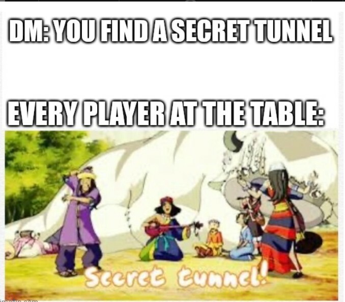 epicdndmemes's tweet photo. maybe it's just my table #dnd #ttrpg https://t.co/oIEJuBP3d4