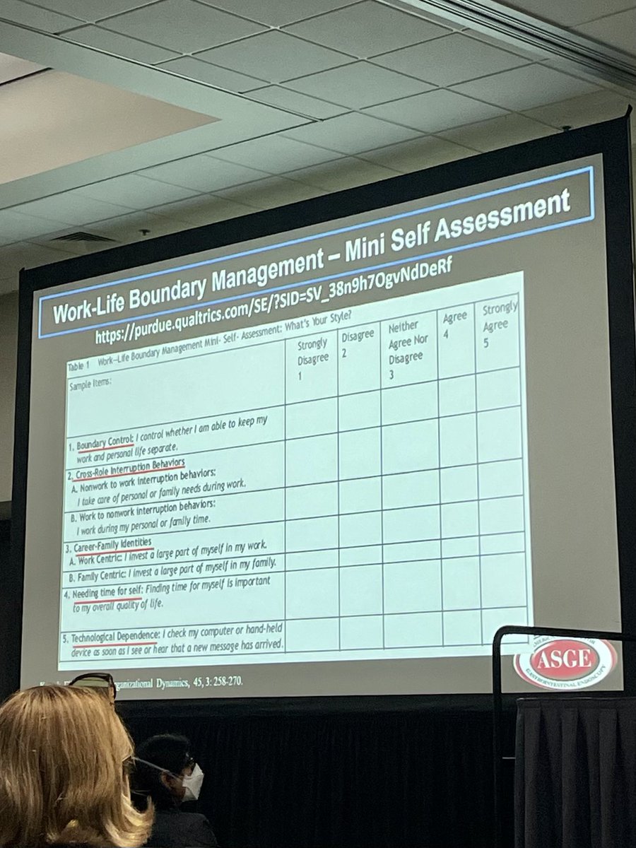 v_appalaneni's tweet photo. inspiring talk from @KarenWoodsGIMD on the necessity of boundaries💥

🚨 “If you don’t determine your priorities your job will do it for you” 🚨

thank you to @FergaGleeson, @JChristieMD and the ASGE women in endoscopy SIG for this symposium!

@DDWMeeting #DDW2022 #WomeninGI https://t.co/vEPQJ65eLX
