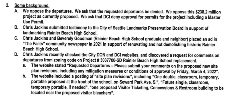 HearingSeattle's tweet photo. The "Seattle Committee to Save Schools" has appealed the Master Use Permit that would allow the demolition of Rainier Beach High School and the construction of a new school in its place. They want the old school building preserved. https://t.co/mUPOsY4gge