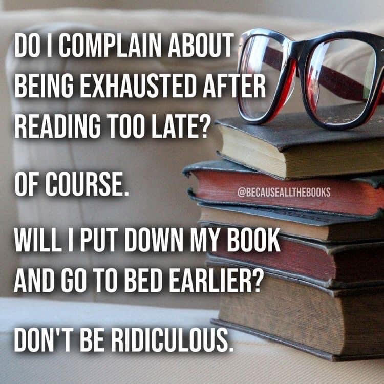 JNColon's tweet photo. I just can't help it 😂. #bookaddict #bookworm https://t.co/jLhAClpPAd