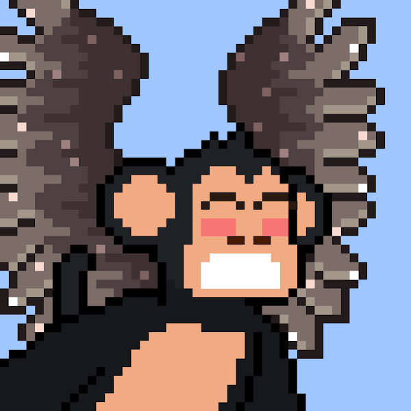 todayodious's tweet photo. pixel art guru, story telling chimpion, warm community 

here are some of my chimps @chimpersnft https://t.co/ibLmq5ssIE
