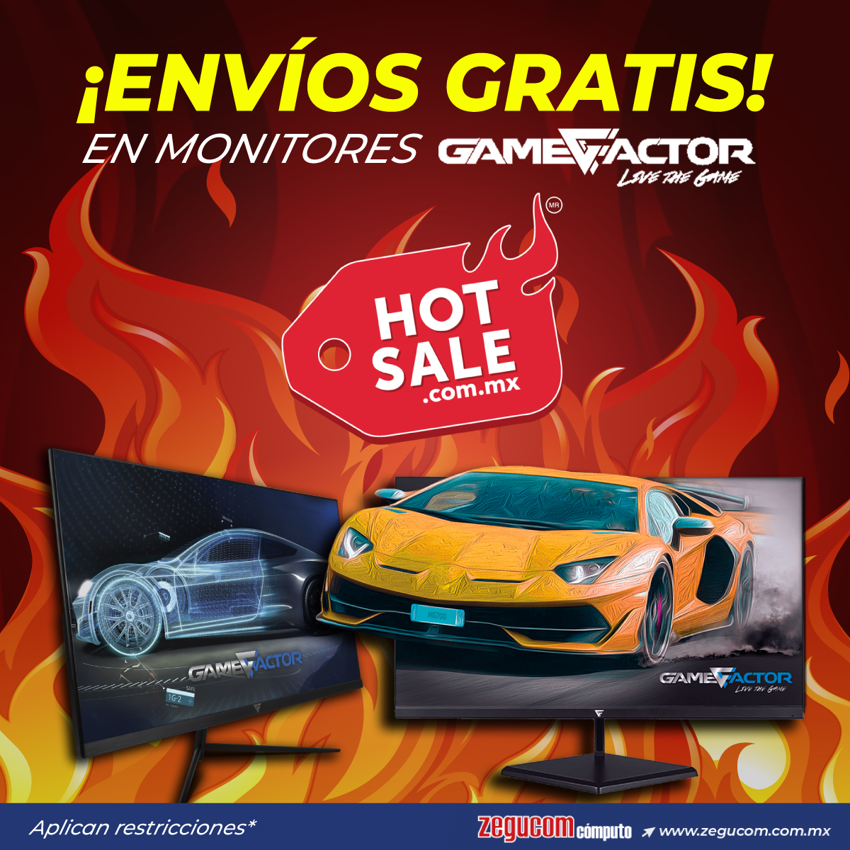 ZegucomComputo's tweet photo. 🔥😎Disfruta de la velocidad extrema con ENVÍOS GRATIS en la compra de los monitores @GameFactorMx😎🔥 
https://t.co/rGKLsslzbc

🔥 #hotsale2022 #DaElClic #TeLoLlevas #pcgamer #HotSaleMX 🔥
Cambio sin previo aviso, valido existencias en almacén, no aplica a zonas extendidas https://t.co/Nv63aH8VMg