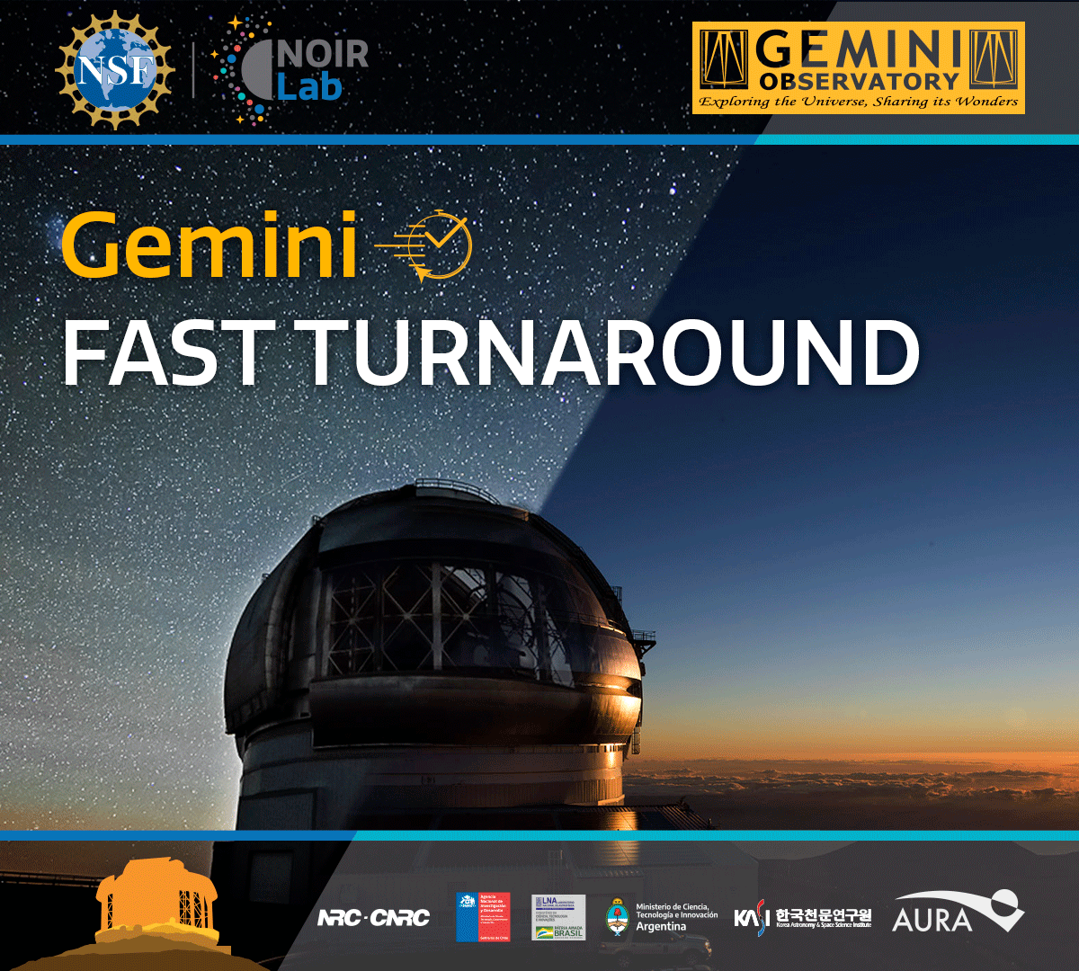 GeminiObs's tweet image. #GeminiObs North and South are accepting proposals for the Fast Turnaround (FT) program. The upcoming deadline is 12:00 (noon) Hawai‘i Standard Time on 31 May 2022. Please note the change in deadline time from earlier FT cycles.
 
ow.ly/KBJP50IOCzA
 
#NOIRLab #GeminiObsFT