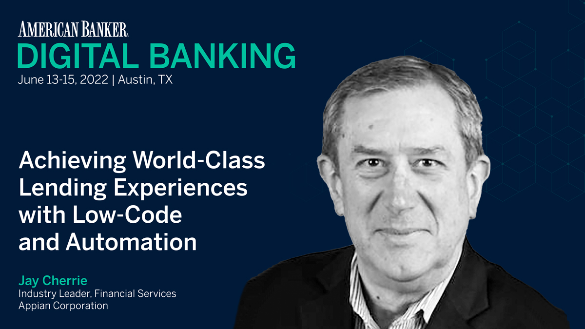 Jay Cherrie <a href="/cherrie_jay/">Jay Cherrie</a>, Global Industry Lead in Financial Services at <a href="/Appian/">Appian</a> will be joining us at #digbanking to discuss how using automation leads to gaining a competitive edge in scalability, regulatory compliance, and customer service. Register now. trib.al/cTciwEA