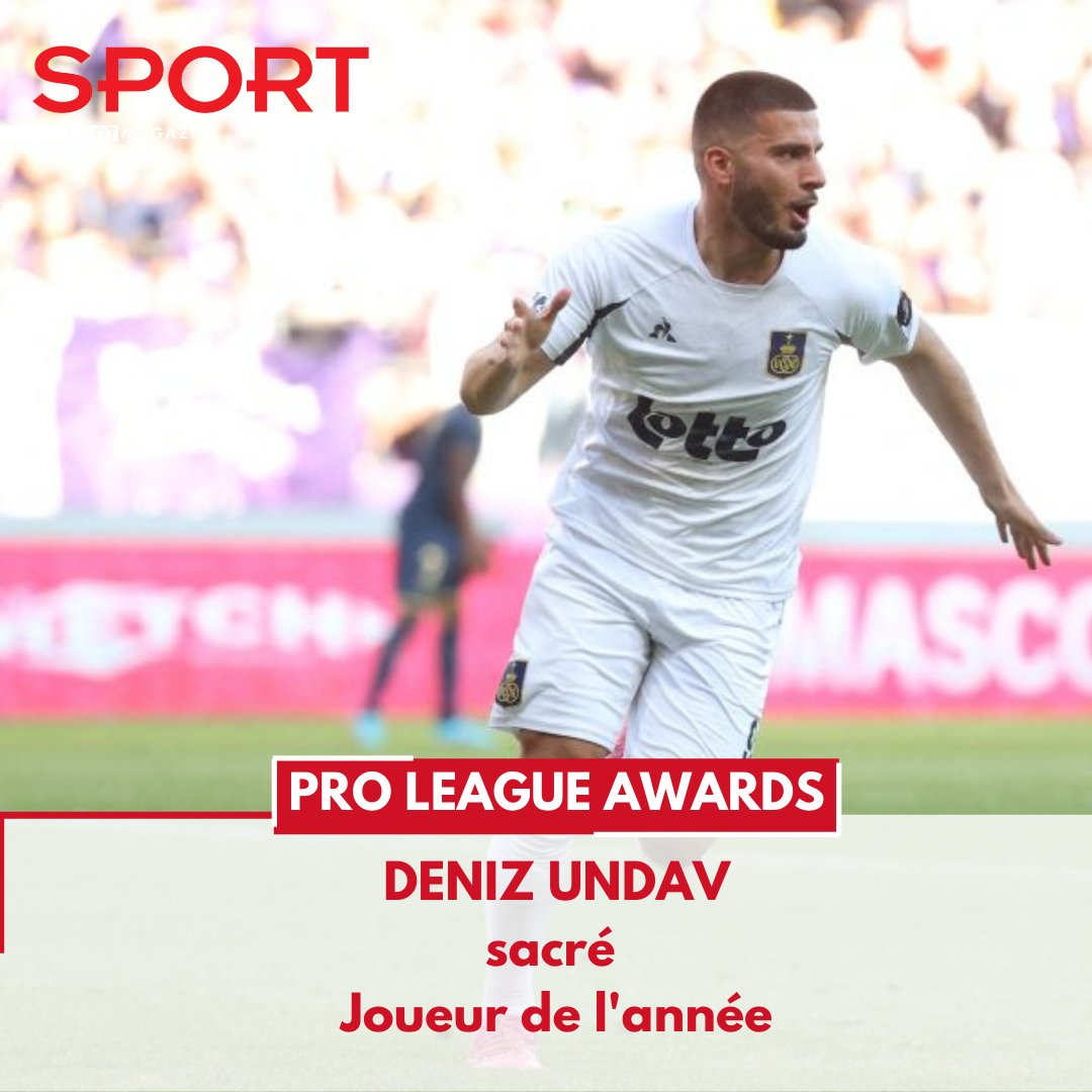 sportfootmag's tweet photo. Deniz #Undav (@UnionStGilloise) a devancé Tarik #Tissoudali (@KAAGent) et son coéquipier Casper #Nielsen.@ProLeagueBE #ProLeagueAwards

Découvrez tout le palmarès de la soirée 👉 https://t.co/27AGMj4Nar https://t.co/3bUjzZeFhp