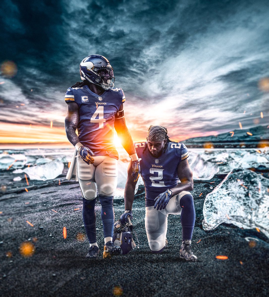 eli_corbett's tweet photo. Name a colder RB Duo in the @NFL 
@dalvincook | @AlexMattison22 https://t.co/Jljxqi54PI