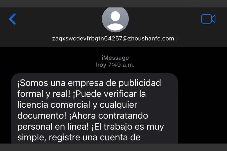 🚨 ALERTA ⎮  Nueva modalidad de estafa por mensajes con falsas ofertas de trabajo

Cientos de guatemaltecos han denunciado en redes sociales un mensaje que llega a sus celulares. 

Esto se sabe: bit.ly/3G9ygmk