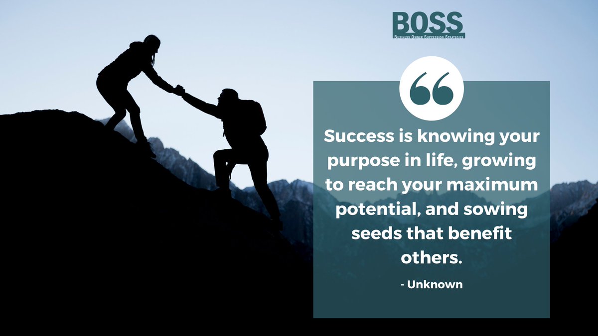 TheBossGroup's tweet photo. #MotivationMonday  #Success #YourPurpose

"Success is knowing your purpose in life, growing to reach your maximum potential, and sowing seeds that benefit others." https://t.co/tkKTiRwICm