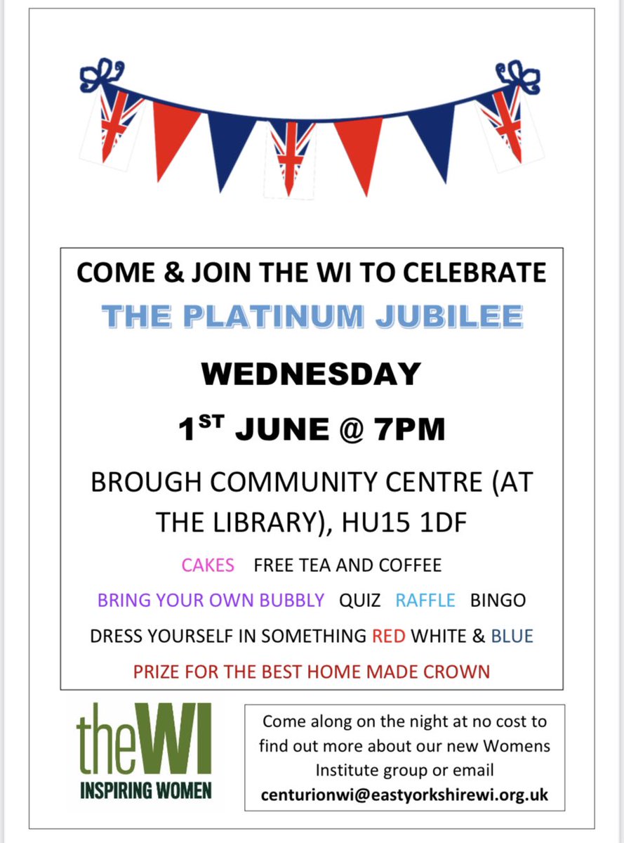 All welcome - come along and find out about the new WI group