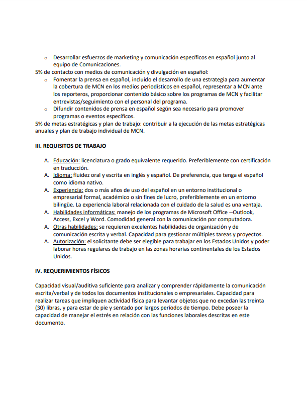 WilmariDeJesus's tweet photo. En @tweetMCN buscamos traductor!

El trabajo de traductor será principalmente del inglés al español. Este puesto también tendrá la responsabilidad de coordinar y facilitar el lanzamiento, distribución y promoción de materiales traducidos al español. 

https://t.co/mn7qj44l3K https://t.co/U0WDJC1uCK