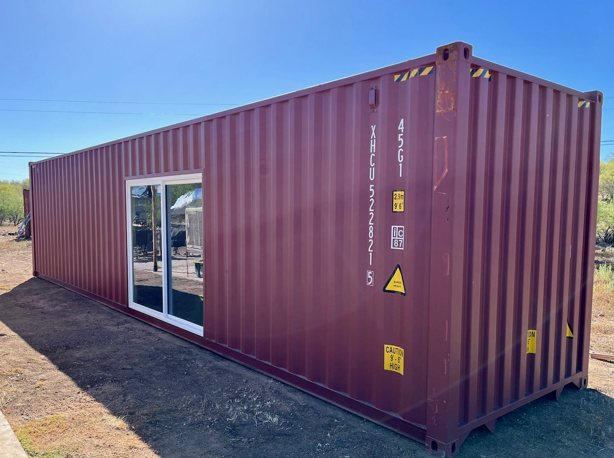 AllStar_Storage's tweet image. Great 40&apos; Container w/ Sliding door w delivered to New River this morning.  

#allstarstorage 
#shippingcontainers 
#modifiedcontainer 
#storage 
#betterthanashed