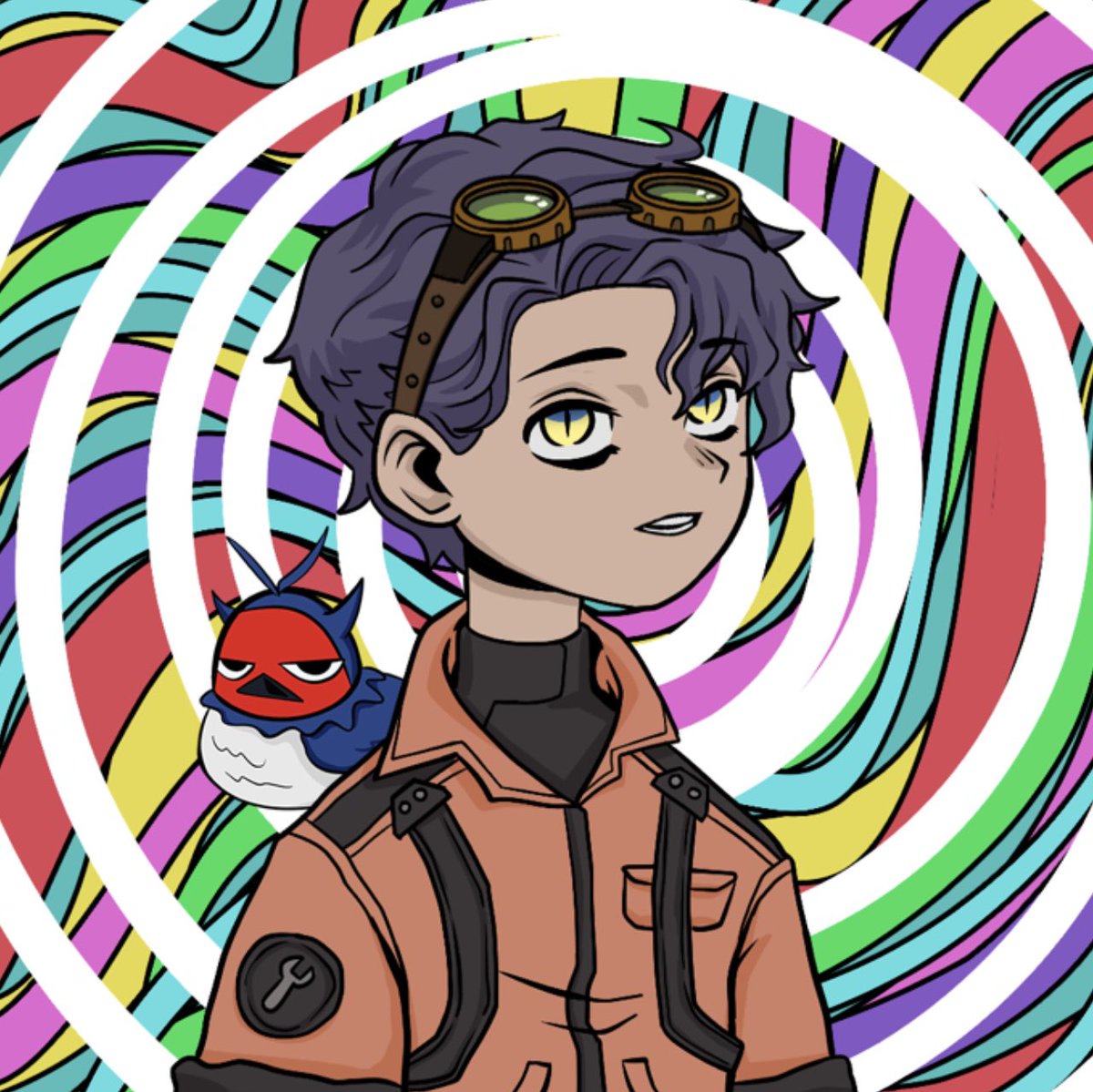 alejandro_tela's tweet photo. My first #Solana project is @TrippyKidzNFT! Just own this great character with a @moonbirds !
#trippyfollowtrippy #solprojects #SolanaNFTs #SOL #SolanaGiveaways #art #digital https://t.co/VslMQqgtNQ