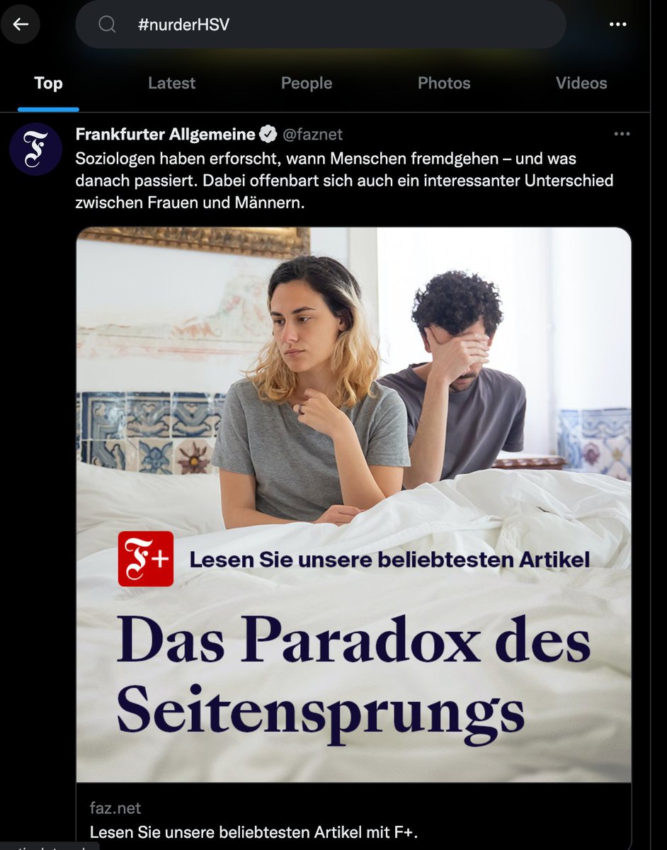 sopeeck's tweet photo. Ultra ausgebufftes Ad Targeting von der FAZ. Wenn der St.Pauli Fan nach dem Stadtrivalen sucht, dann ist das hier natürlich auf der Arsch auf Eimer Skala ne glatte 10. https://t.co/I1rEcrw08k