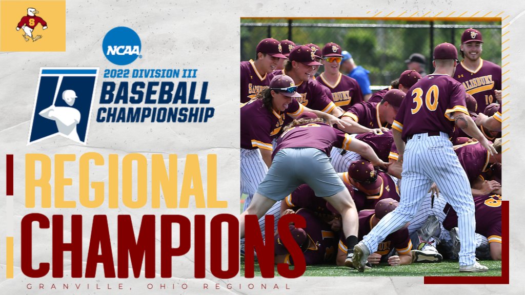 BSB: GRANVILLE REGIONAL CHAMPIONS!!! No. 7 <a href="/SalisburyBB/">Salisbury Baseball</a> bounces No. 13 Denison, 3-1, to advance to next weekend's Super Regionals!

#GoGulls | #d3baseball