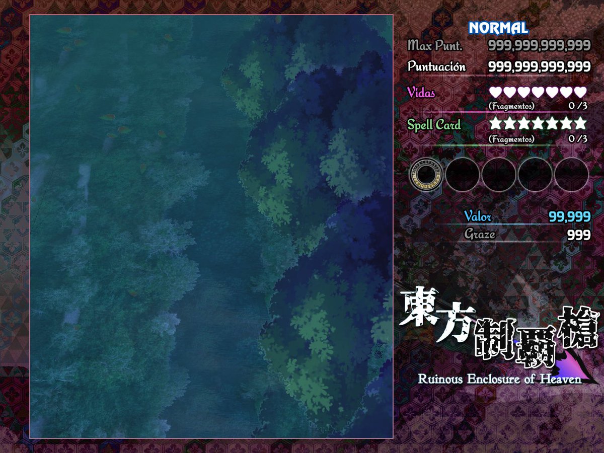 東方制覇槍 ~ Ruinous Enclosure of Heaven
[Touhou Fangame Danmaku]

Soon available in 3 languages:
English, Japanese and Spanish

**New HUD + Logo**