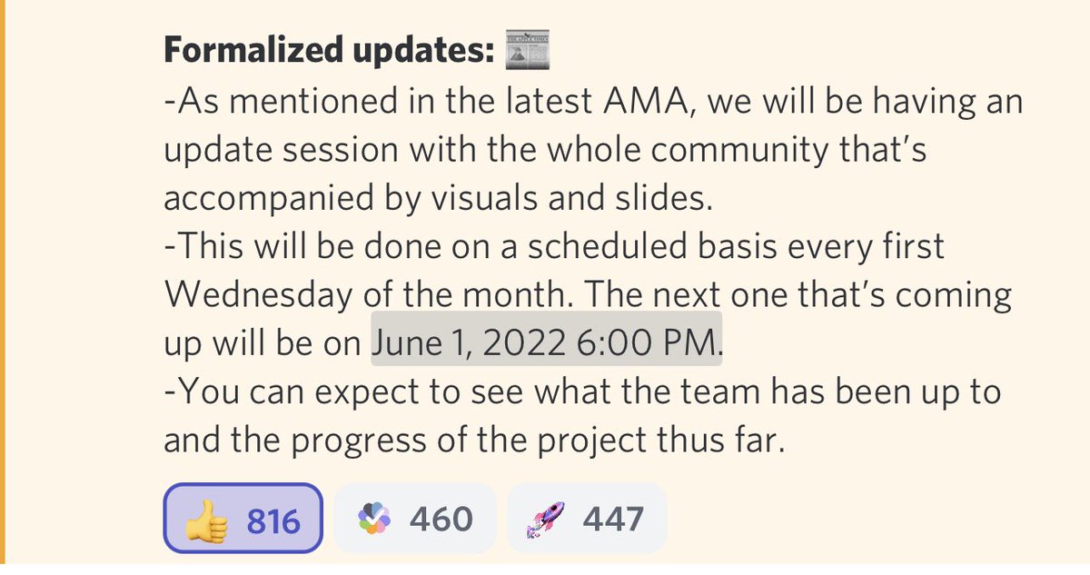 jilly_eth's tweet photo. This is called 👏🏻ACCOUNTABILITY👏🏻

Impressed by @Imaginary_Ones team who will be scheduling monthly updates with slide decks and visuals. 

This is what i’m talking about, &amp; this is what makes us different. Can’t stress the importance of transparency esp with recent happenings.. https://t.co/UKVXEPvZlY