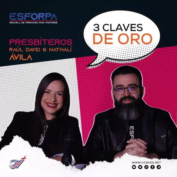 CCN_VEN's tweet photo. Tres Claves de Oro fue el tema compartido por los pbros @rauldavidavila y #nathalideavila para iniciar 5 días de entrenamiento para el liderazgo de CCN y ministerios amigos.
Saber diferenciar, ordenar y edificar lo PERSONAL, MINISTERIAL y lo INSTITUCIONAL son las claves
#ESFORPA https://t.co/Tj7WUqgUCF
