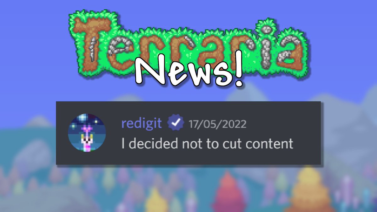 chippygamingyt's tweet image. In today's Terraria news video we're talking birds and the update's original launch date!