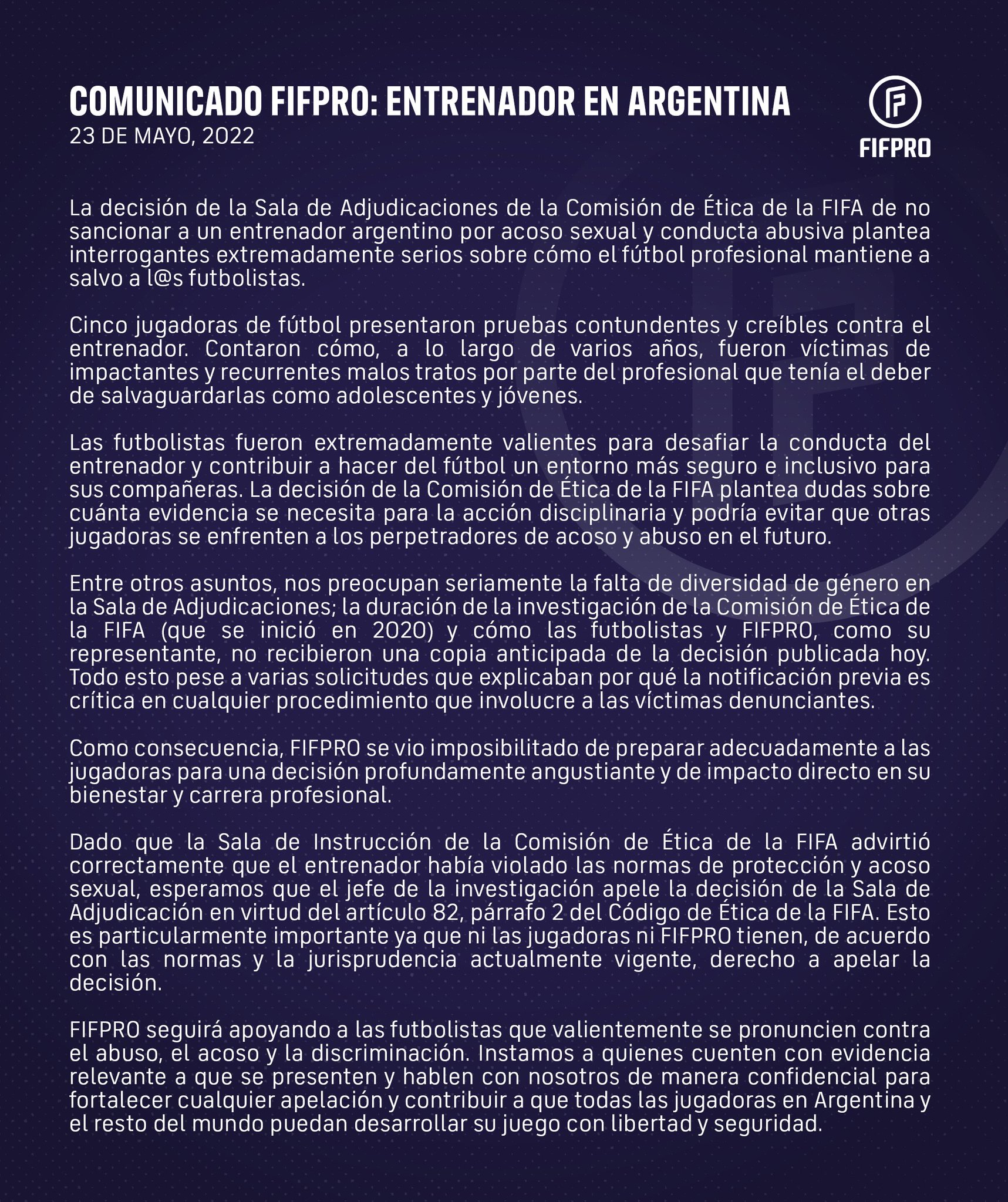 FIFPRO on Twitter: 