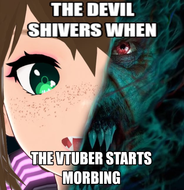 voidashe's tweet photo. Itβs morbin time #morbiusweep #MORBIUSARMY #morbiusmonday #morbiustuber https://t.co/Aa3yhf4ADK